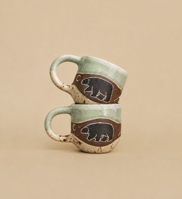 Kubek-ceramiczny-handmade-niedźwiedź Kubek-ceramiczny-handmade-niedźwiedź